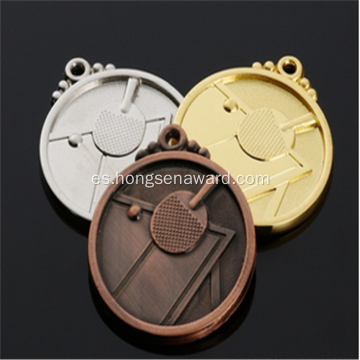 Medalla deportiva de energía dorada